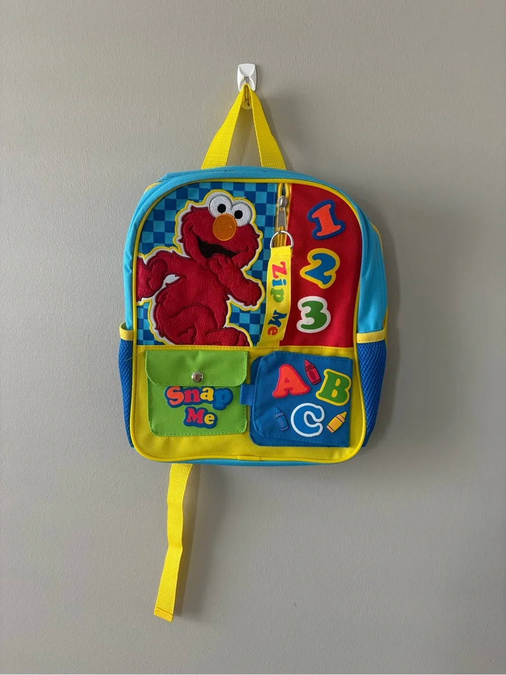 VINTAGE Sesame Street Elmo Activity Backpack